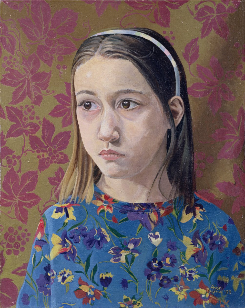 Maleri av en ung jente, 1993 av Alan Byrne