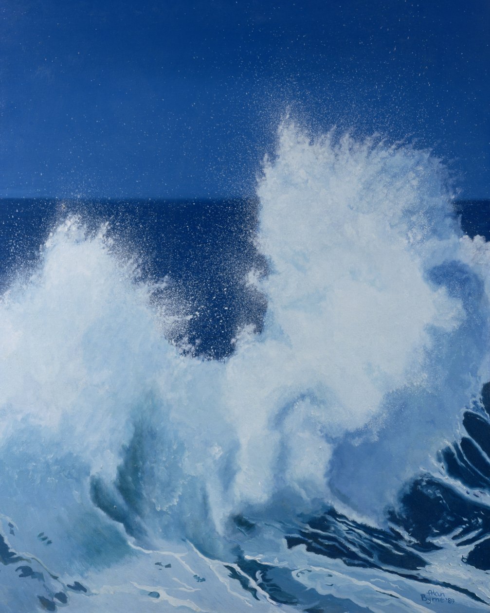Two Little Waves Breaking, 1989 av Alan Byrne