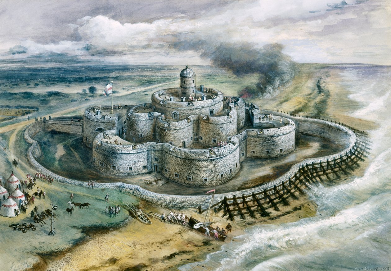Deal Castle, 1540, ca 1960-tallet av Alan Ernest Sorrell