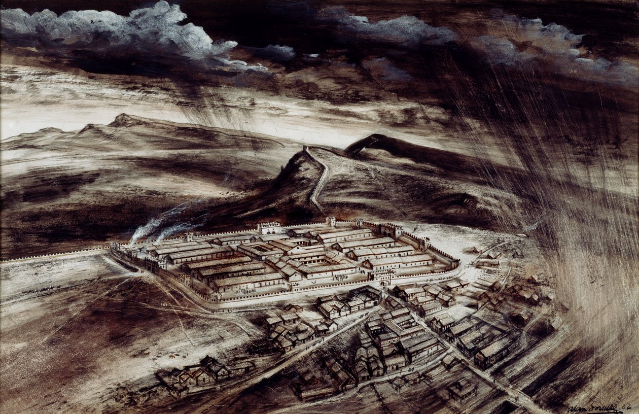 Housesteads Roman Fort, c2nd century, 1990-2010 av Alan Ernest Sorrell