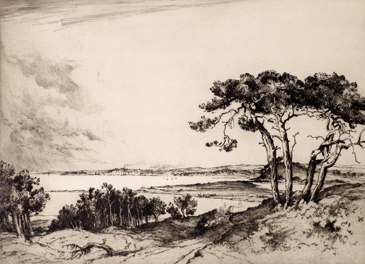 Poole (etsing) av Albany E. Howarth
