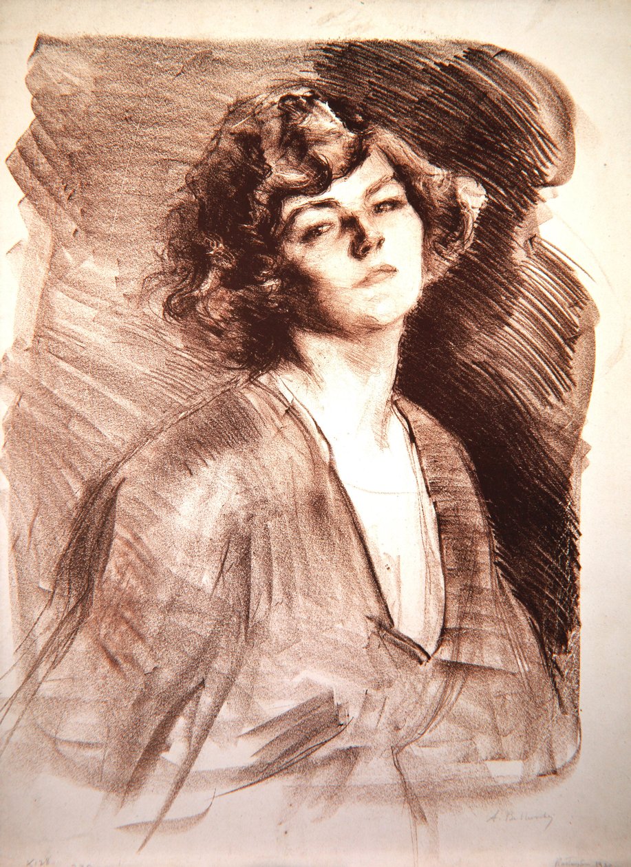 Enid i Rustington, 1920 av Albert de Belleroche