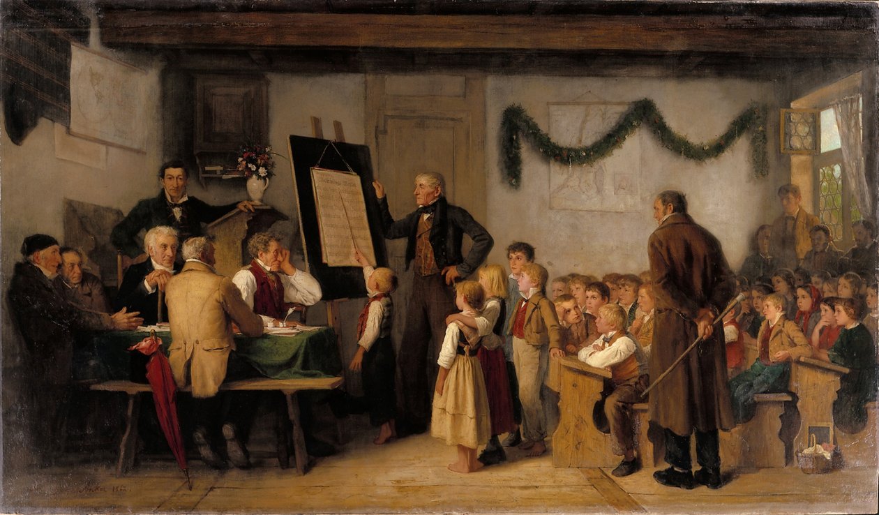 Skoleeksamen av Albert Anker