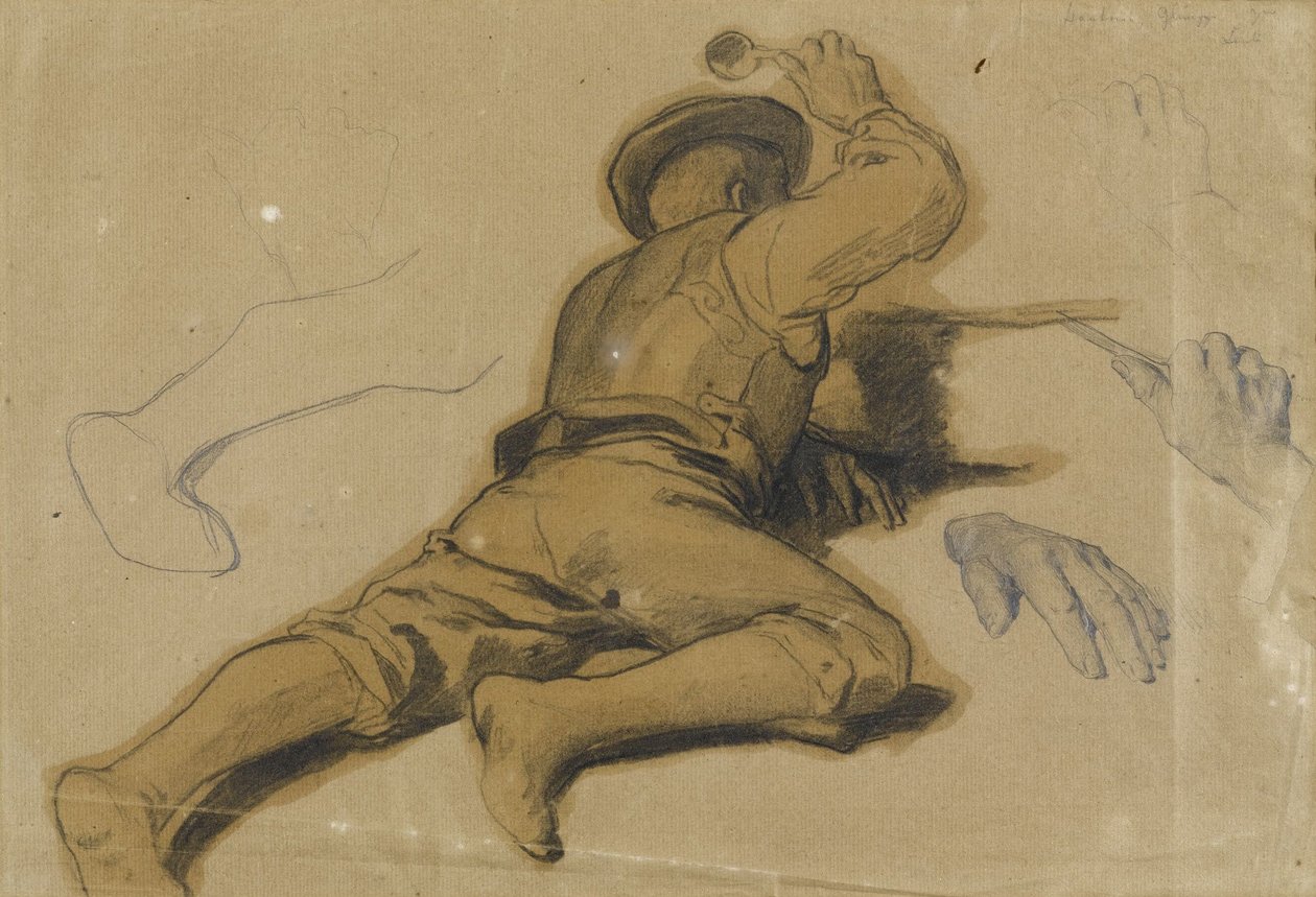 Studie om Die Kappeler Milchsuppe av Albert Anker