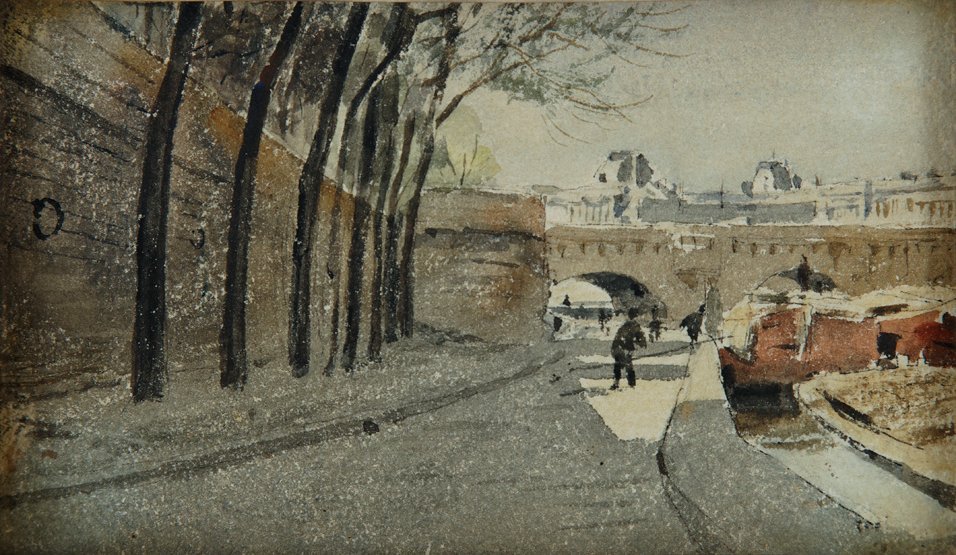 Louvre av Albert Anker
