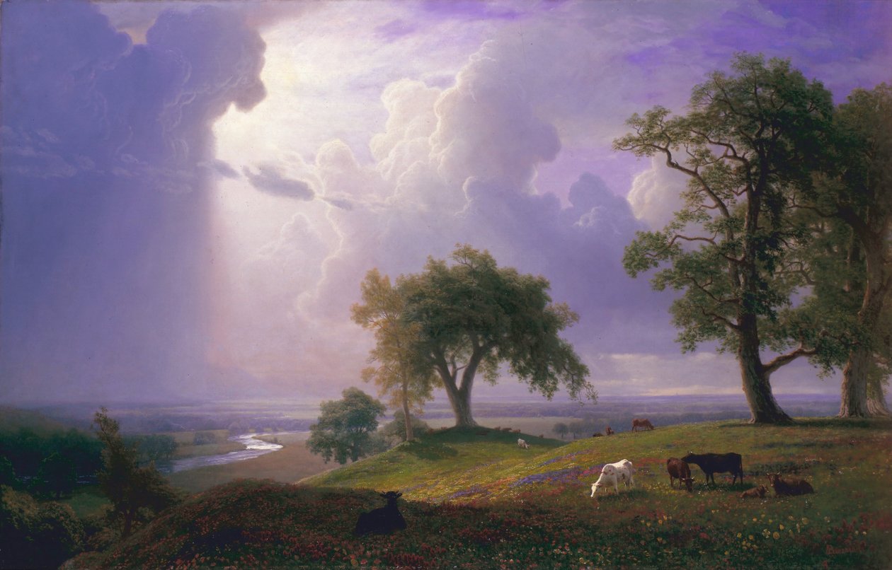 California vår av Albert Bierstadt