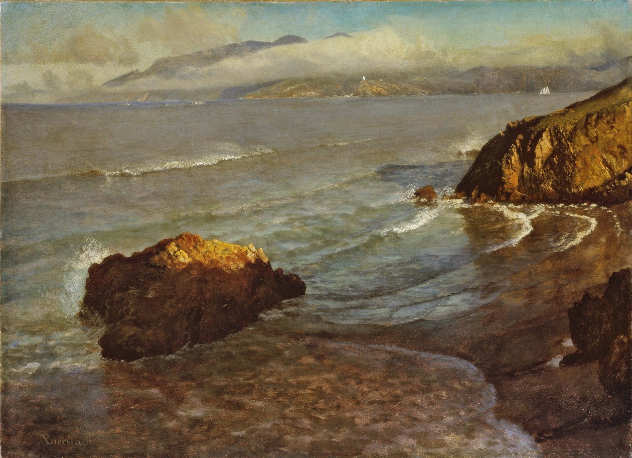 Inngang til Golden Gate av Albert Bierstadt