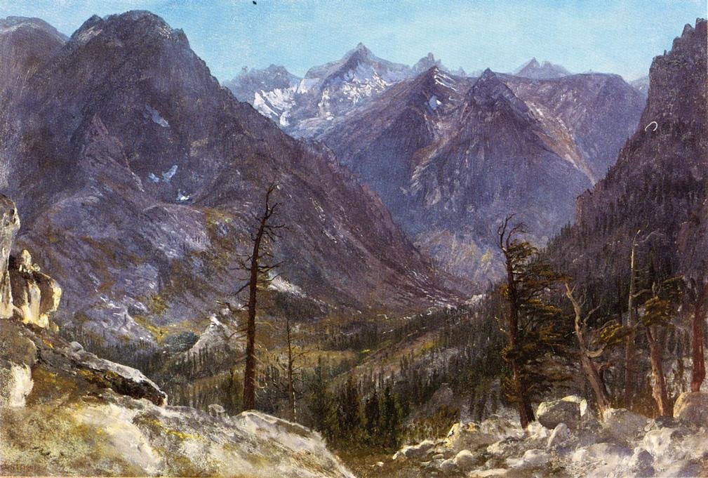 Estes Park, Colorado av Albert Bierstadt