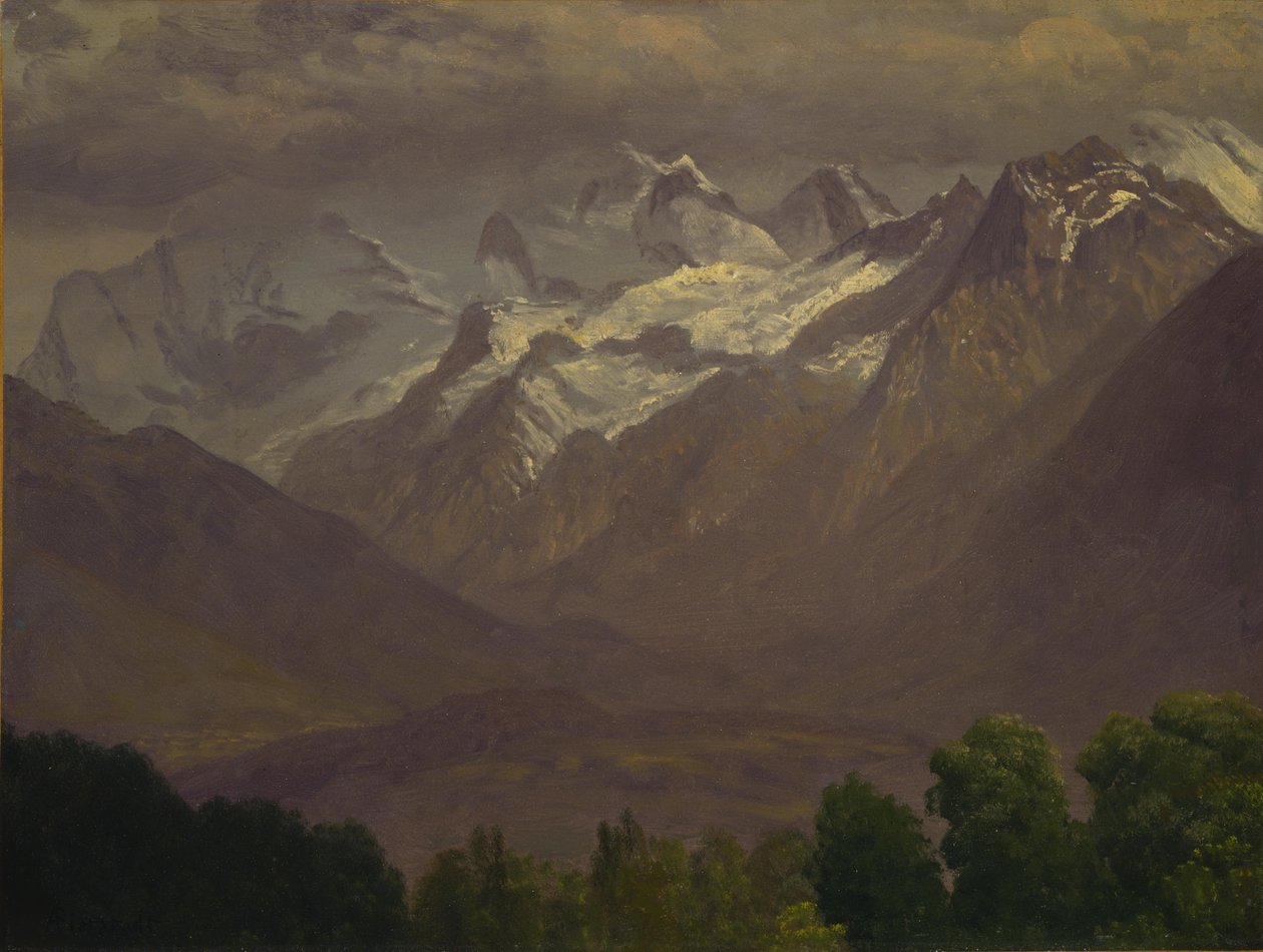 I høyfjellet av Albert Bierstadt