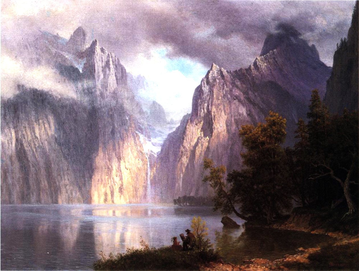 I Sierra Nevada, ca. 1861 av Albert Bierstadt