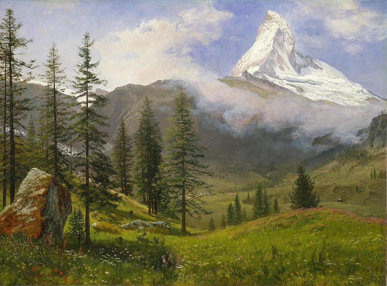 Matterhorn av Albert Bierstadt