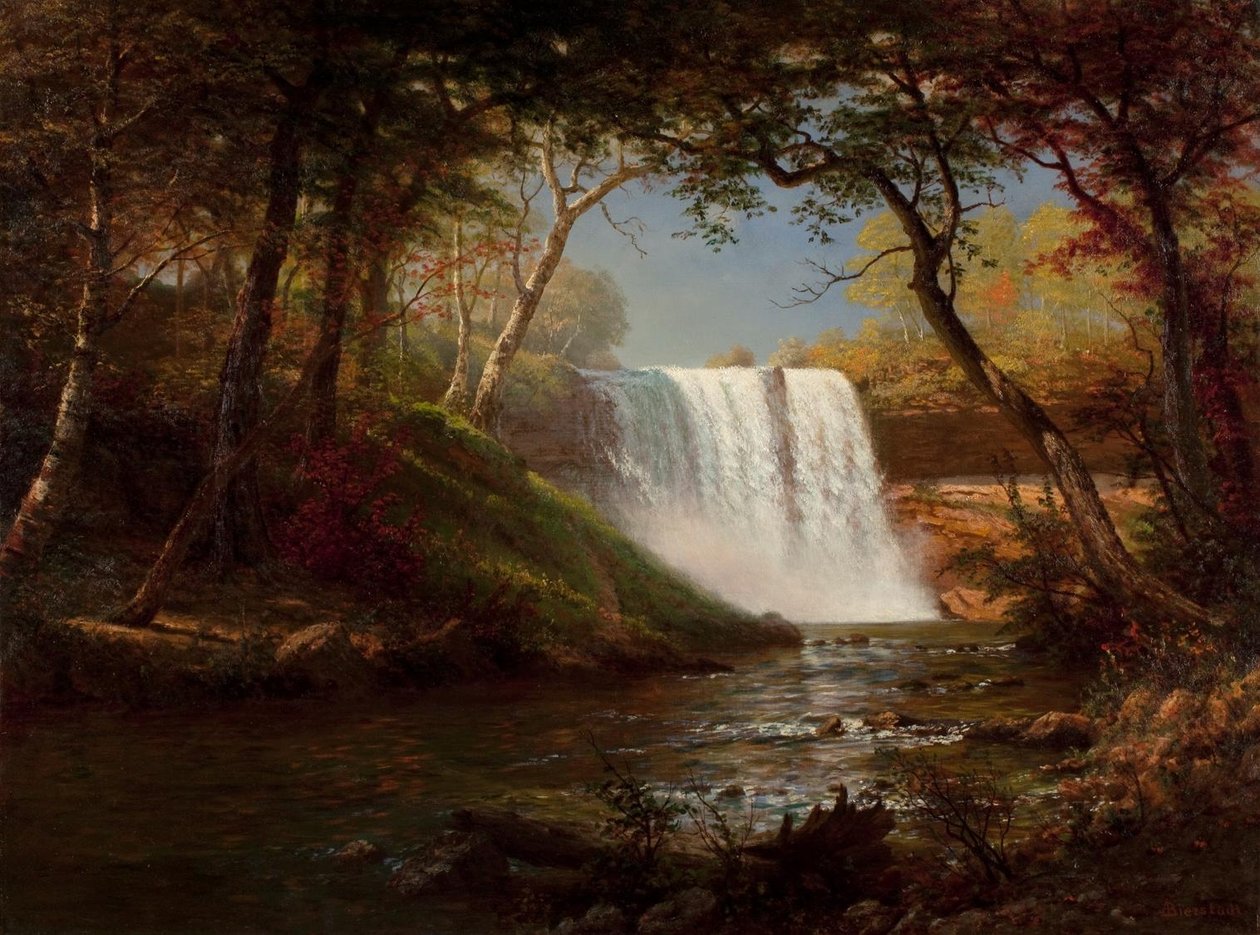 Minnehaha Falls av Albert Bierstadt