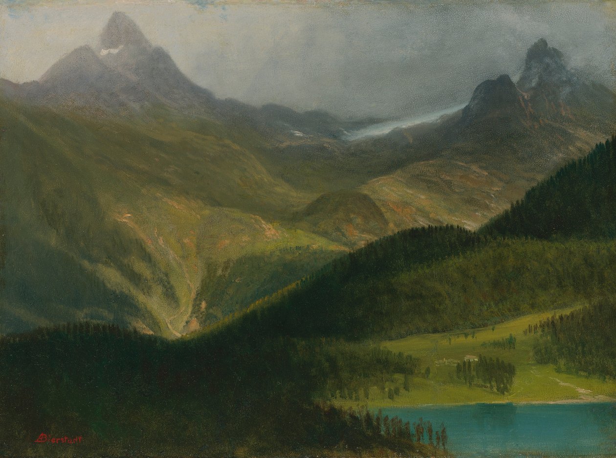 Fjellandskap av Albert Bierstadt