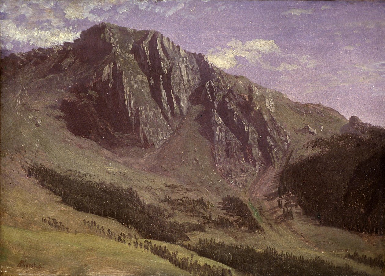 Fjell av Albert Bierstadt
