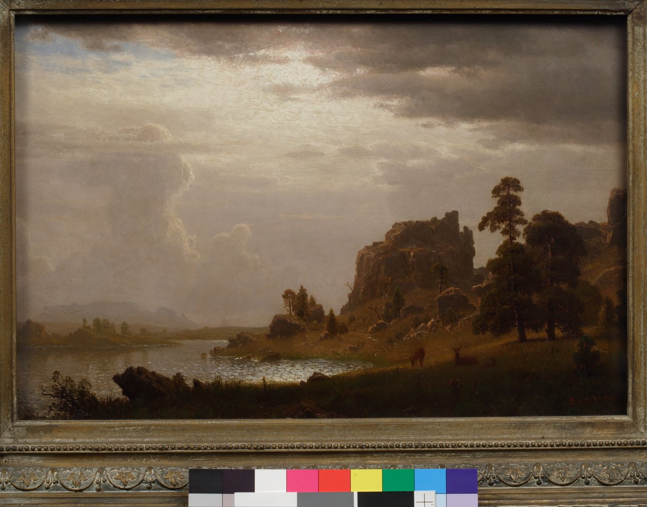 På Sweetwater nær Devils Gate, Nebraska, 1860 av Albert Bierstadt
