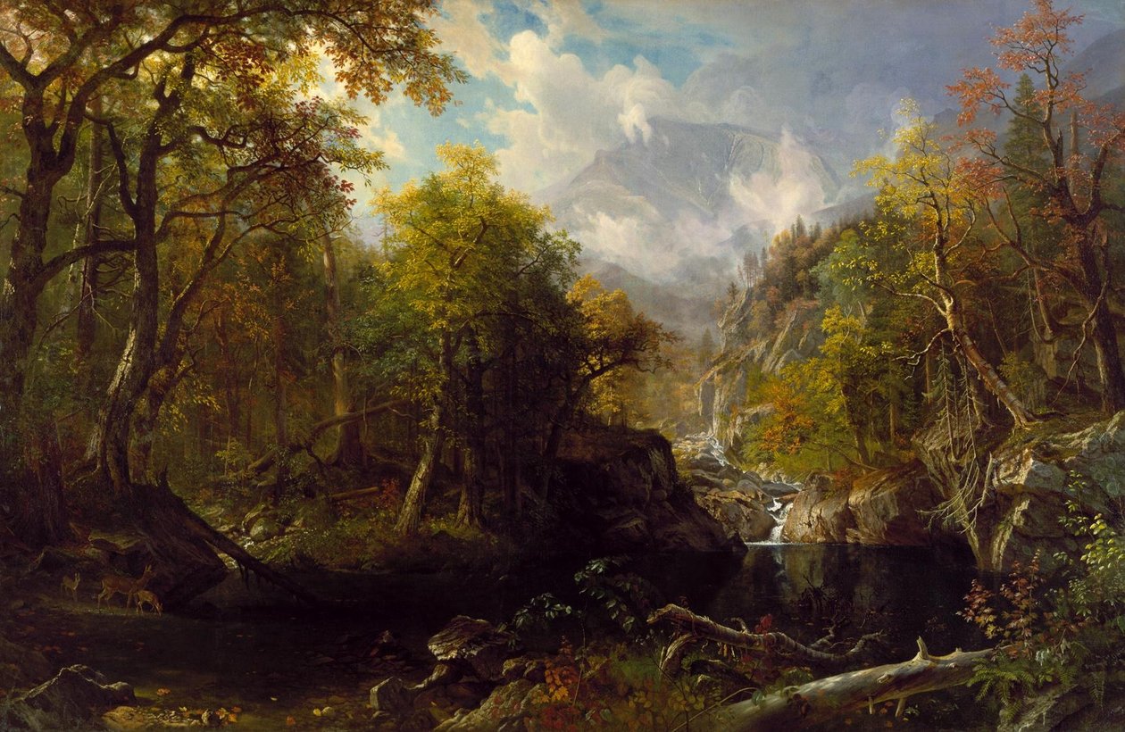 Smaragdbassenget av Albert Bierstadt
