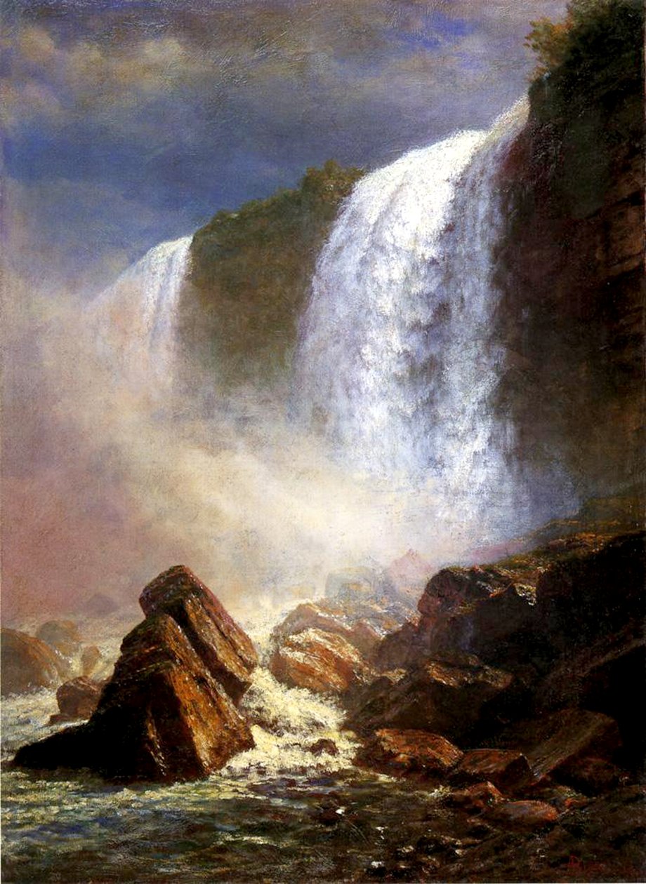 Niagarafallene av Albert Bierstadt
