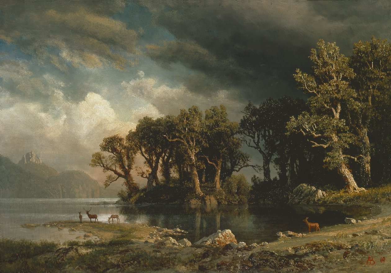 Den kommende stormen av Albert Bierstadt