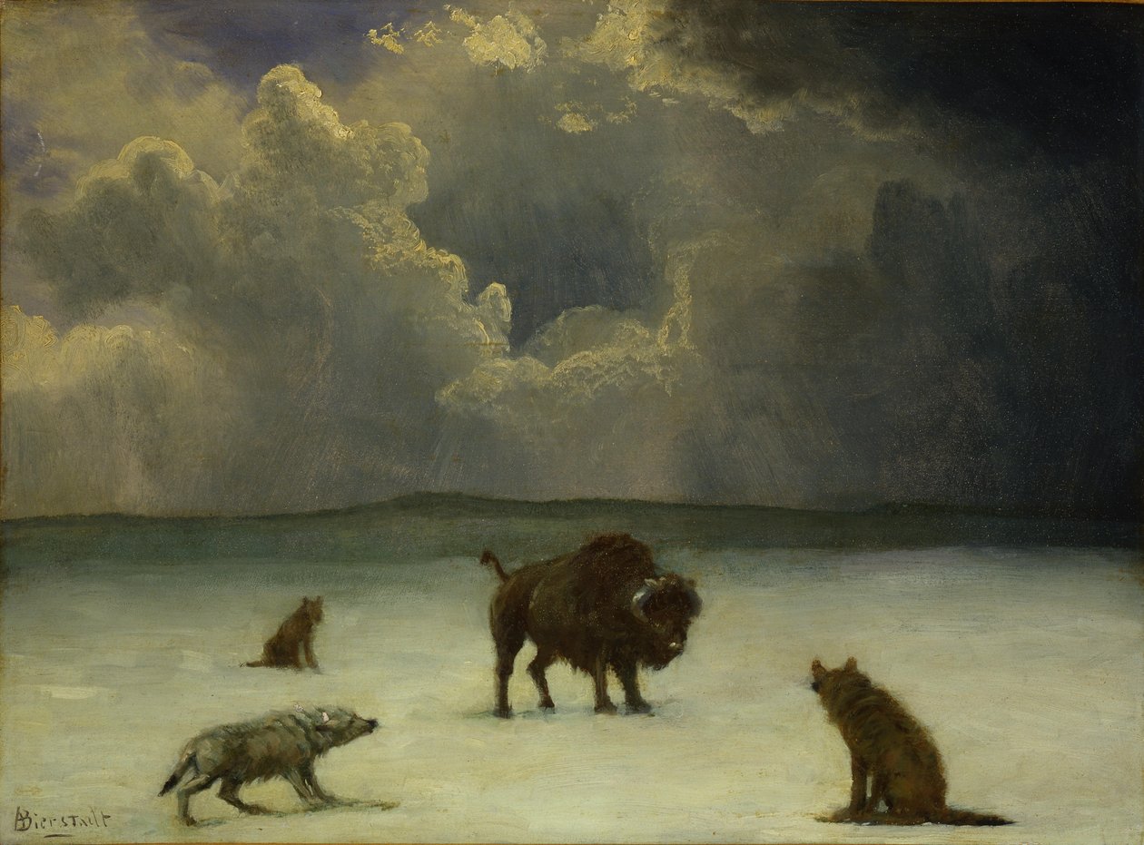 Fanget av Albert Bierstadt