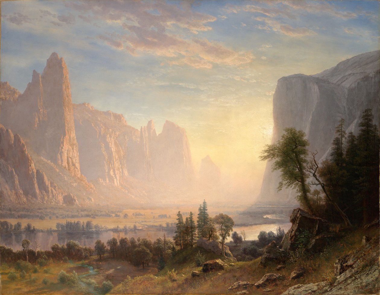 Yosemite -dalen av Albert Bierstadt