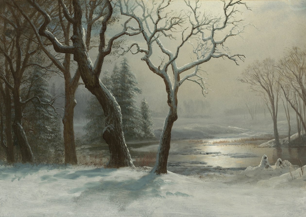 Vinter i Yosemite av Albert Bierstadt