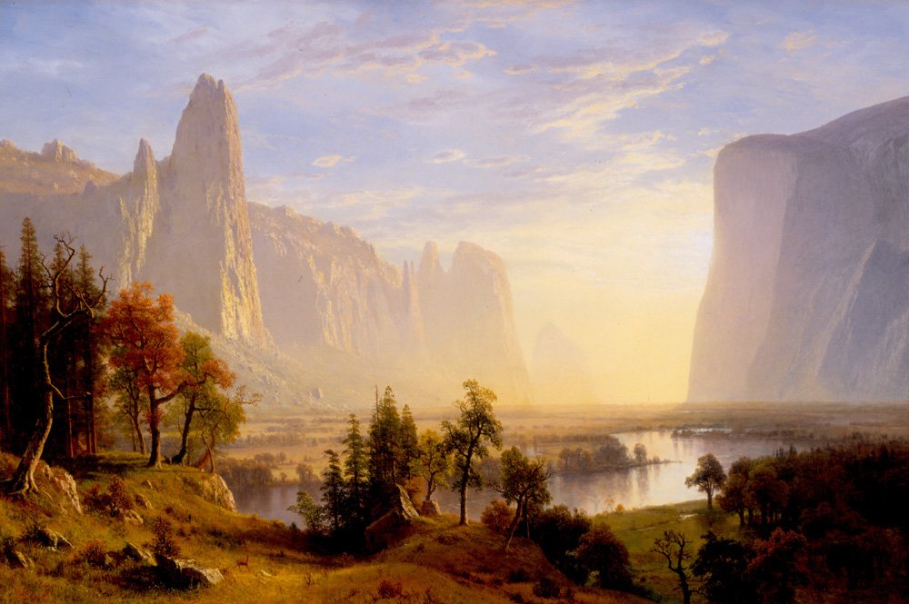 Yosemite Valley av Albert Bierstadt