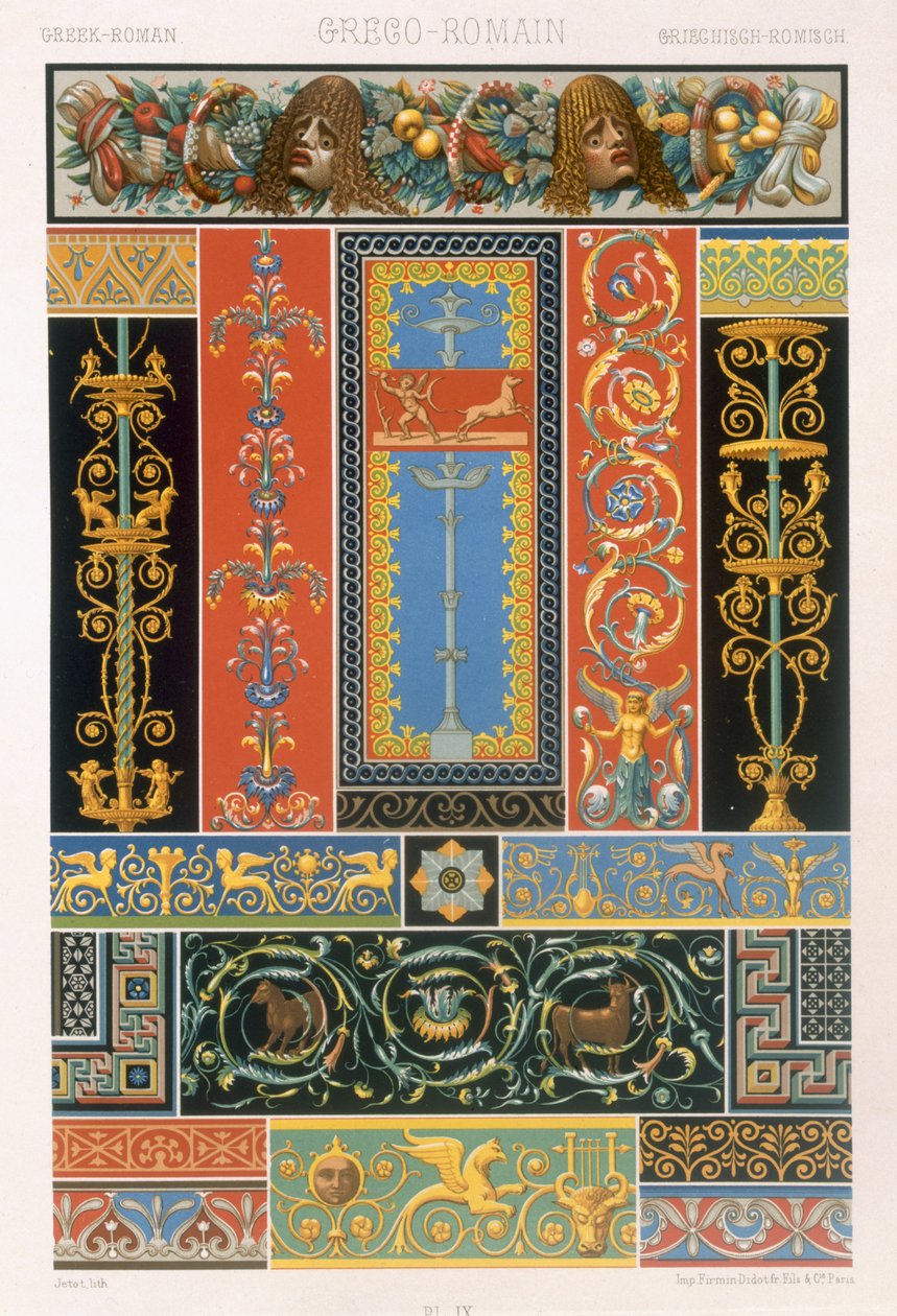 Gresk-romersk stil, plate IX fra 
