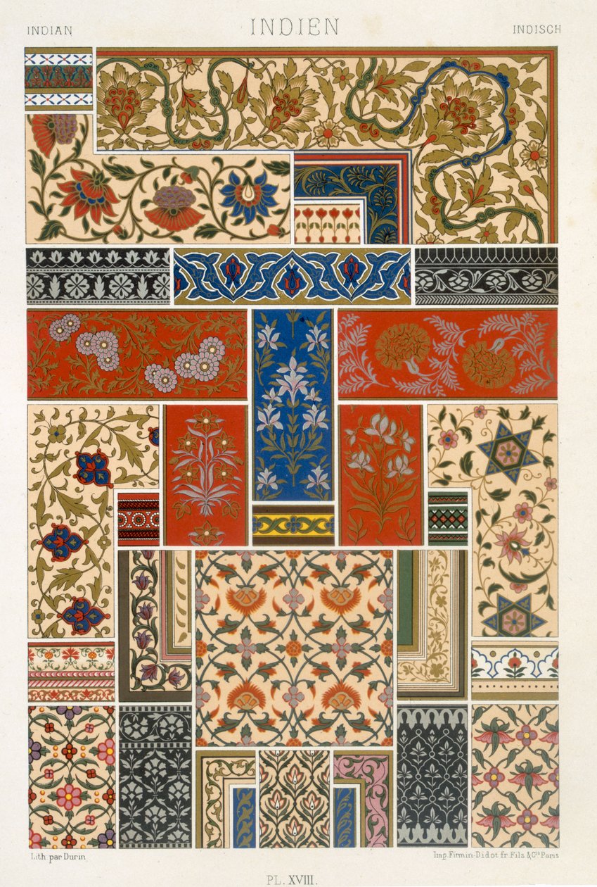 Indian Style, plate XVIII fra 
