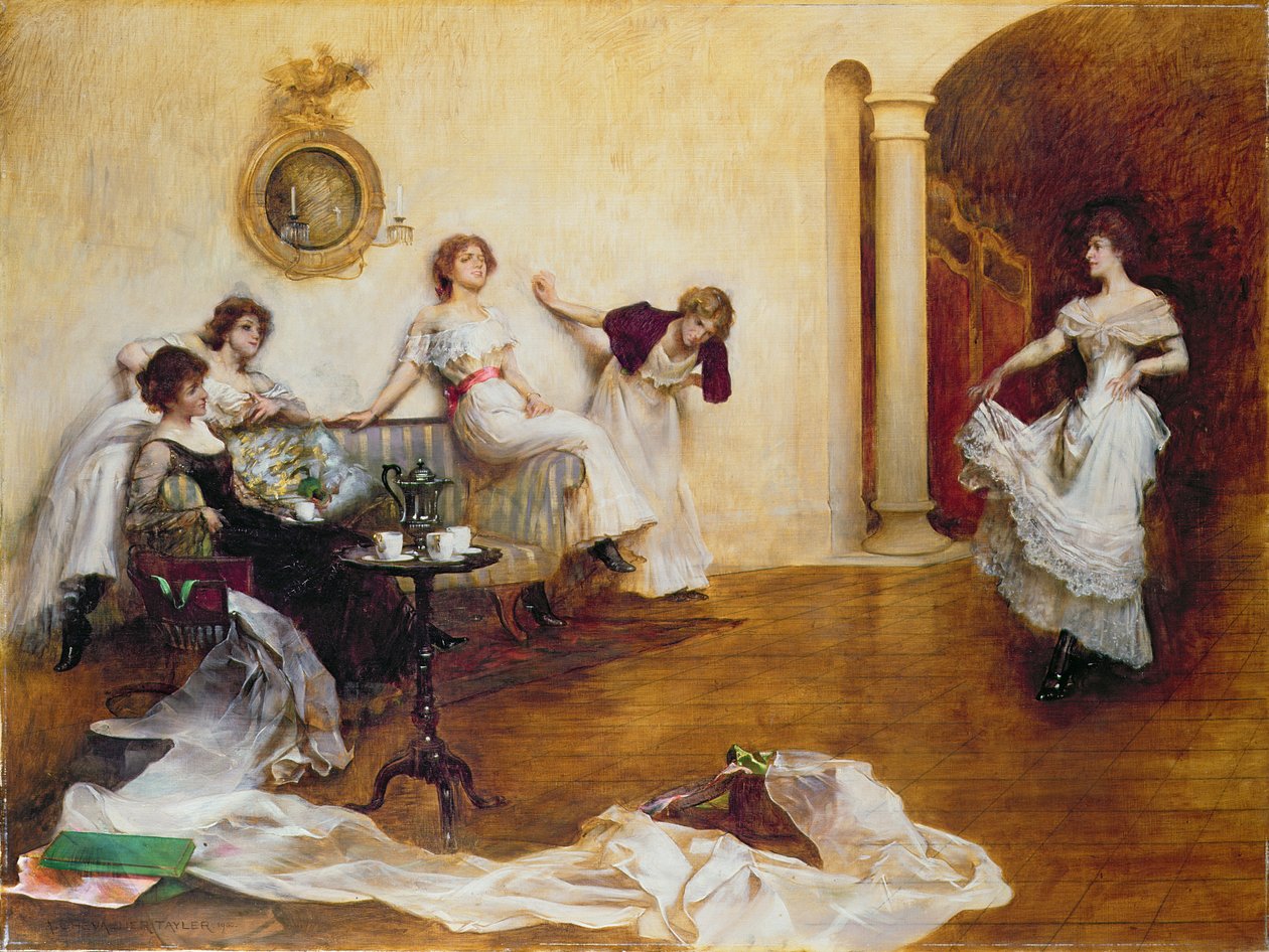 Silke og sateng, 1900 av Albert Chevallier Tayler