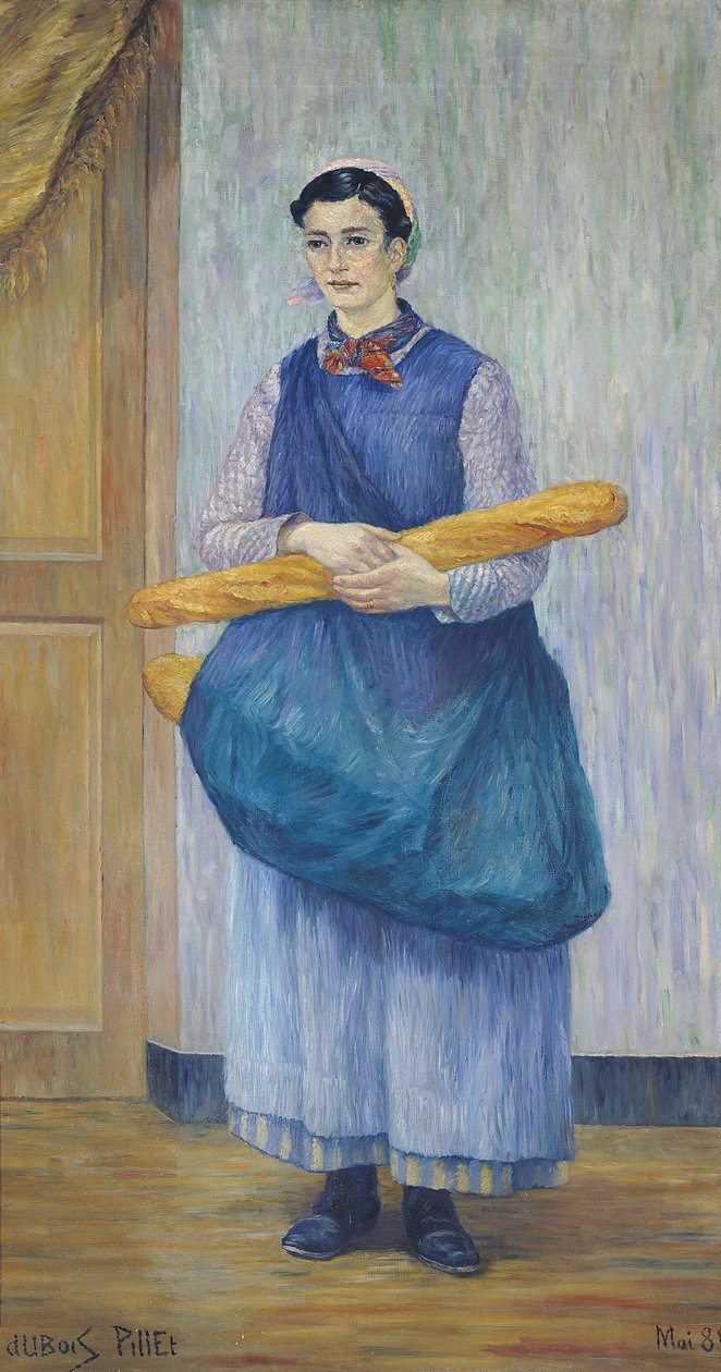 Lady Carrying Bread, 1889 av Albert Dubois Pillet