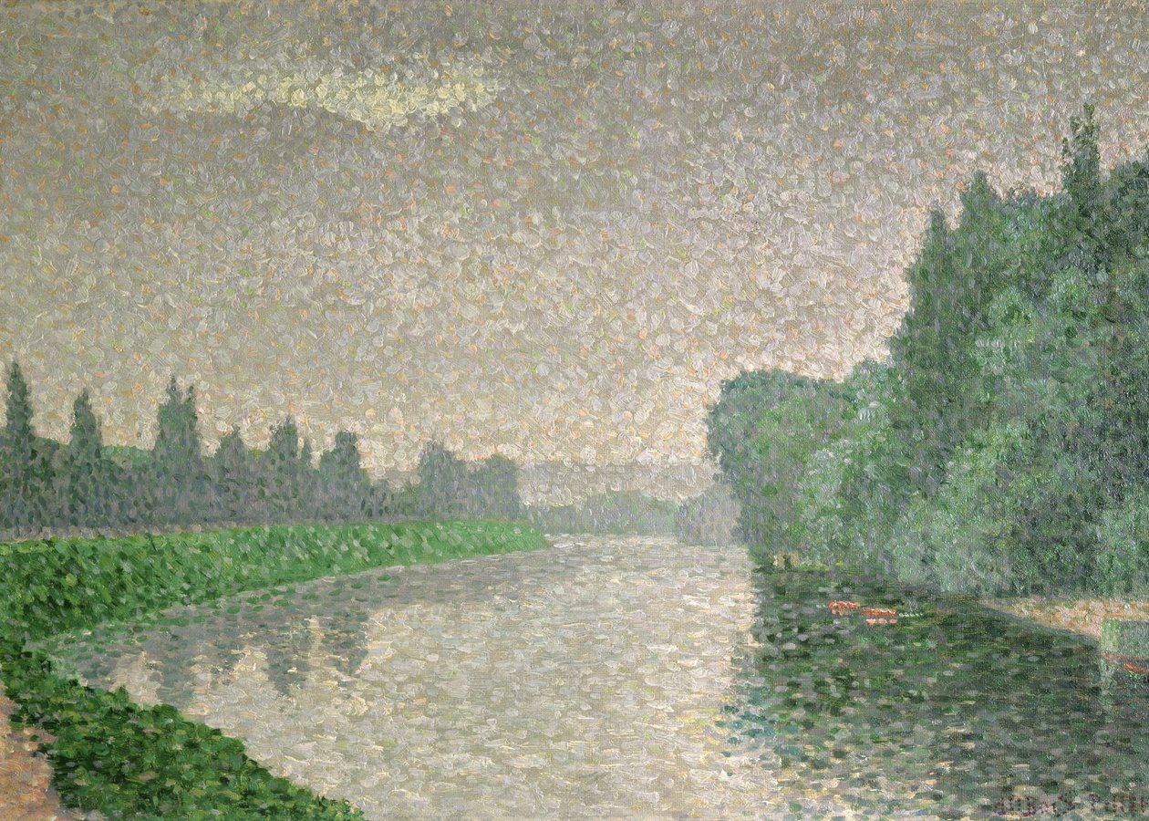 Marne ved daggry, 1888 av Albert Dubois Pillet