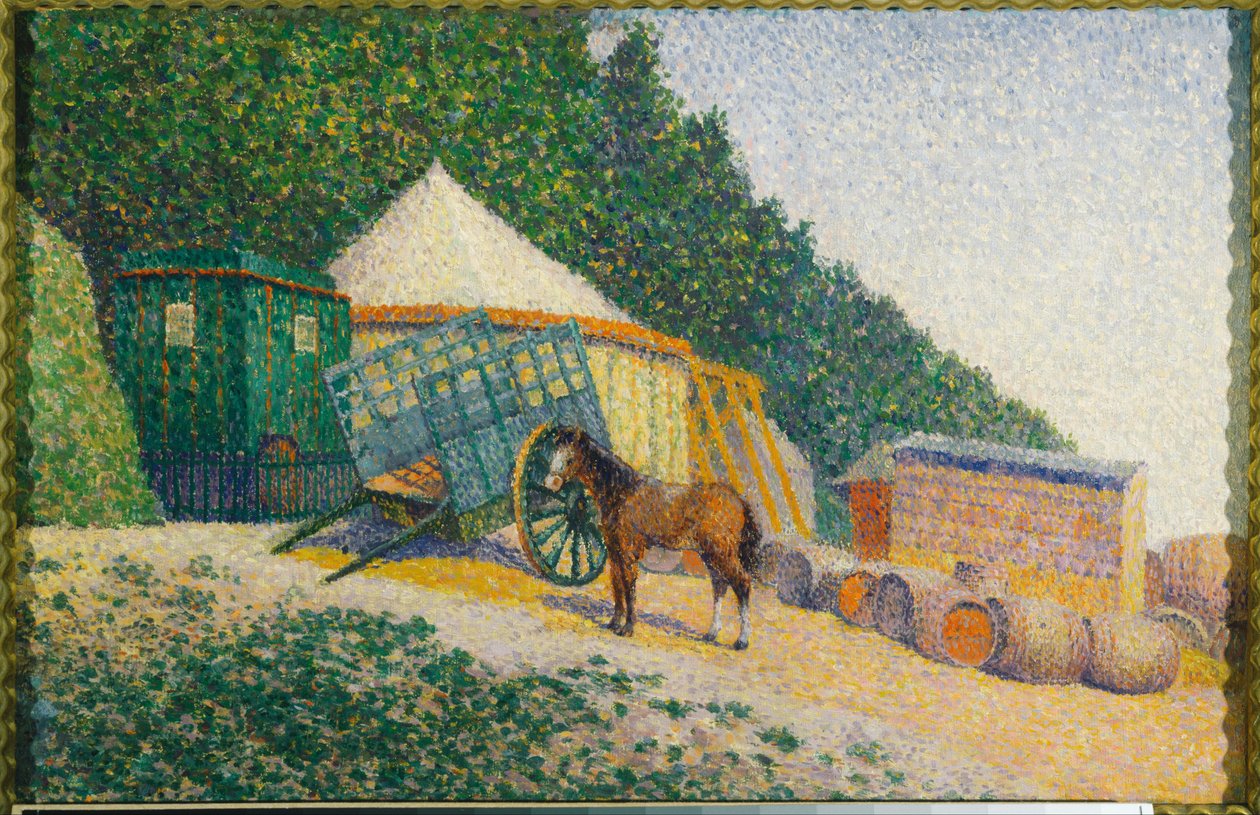 Lille sirkusleir av Albert Dubois Pillet