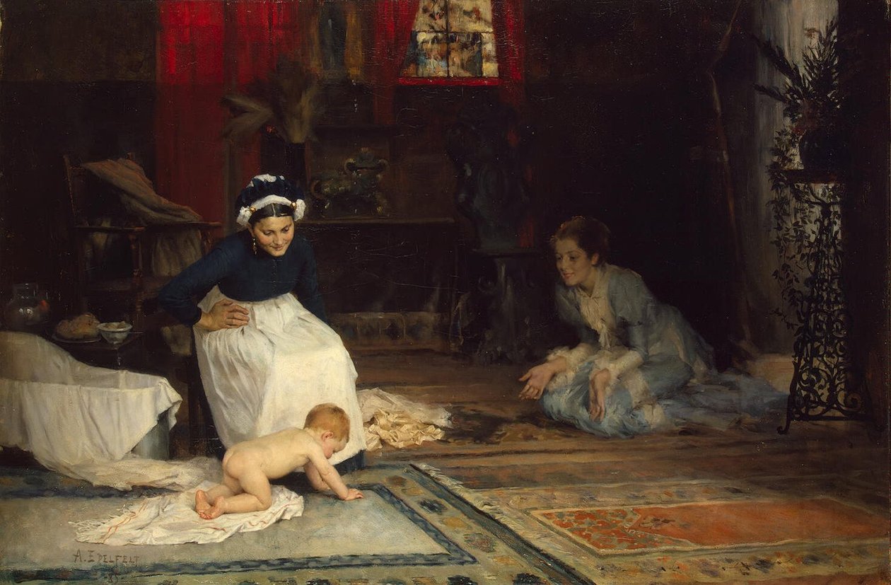 I barnehagen av Albert Gustaf Aristides Edelfelt