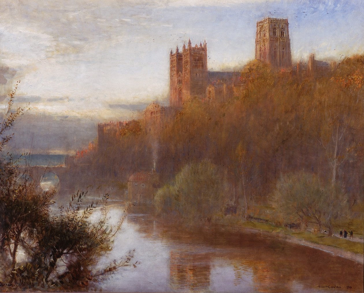 Durham Cathedral, 1910 av Albert Goodwin