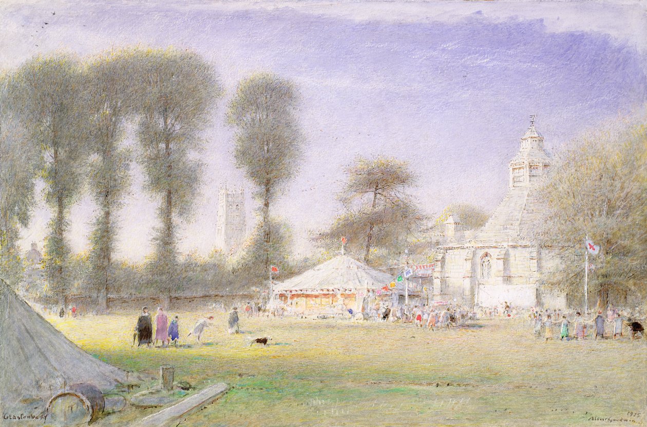 Glastonbury Fair, 1925 av Albert Goodwin
