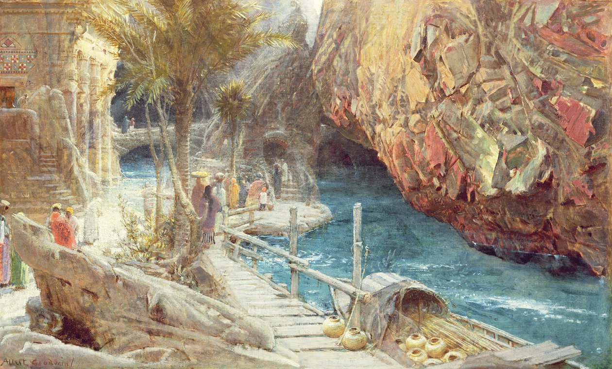 Kilden til den hellige elven av Albert Goodwin