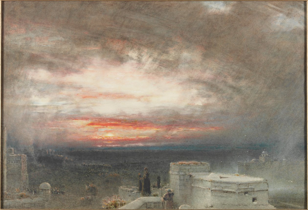 Templets slør ble leid i Twain (kroppsfarge) av Albert Goodwin