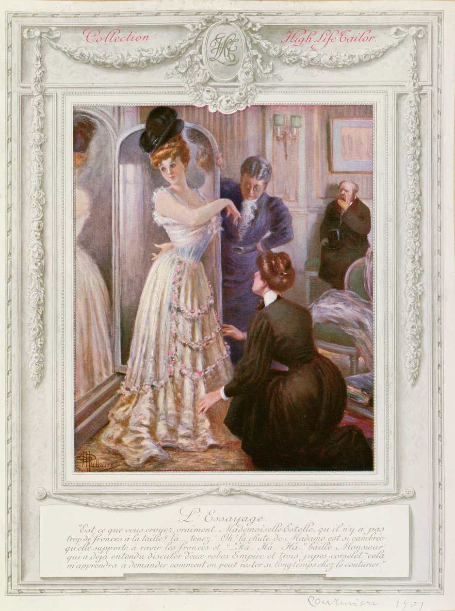 Dressmakeren, 1901 av Albert Guillaume