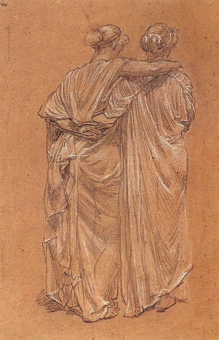 Studie av to kvinner av Albert Joseph Moore