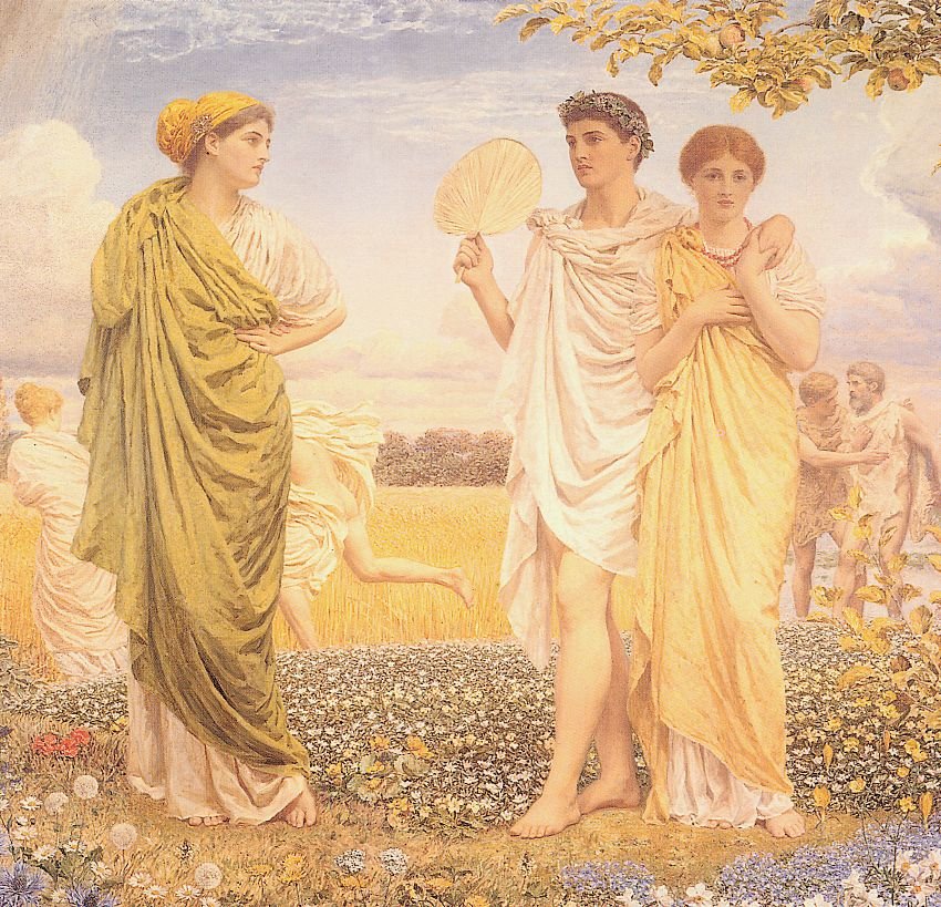 Vindenes kjærligheter og årstidene av Albert Joseph Moore
