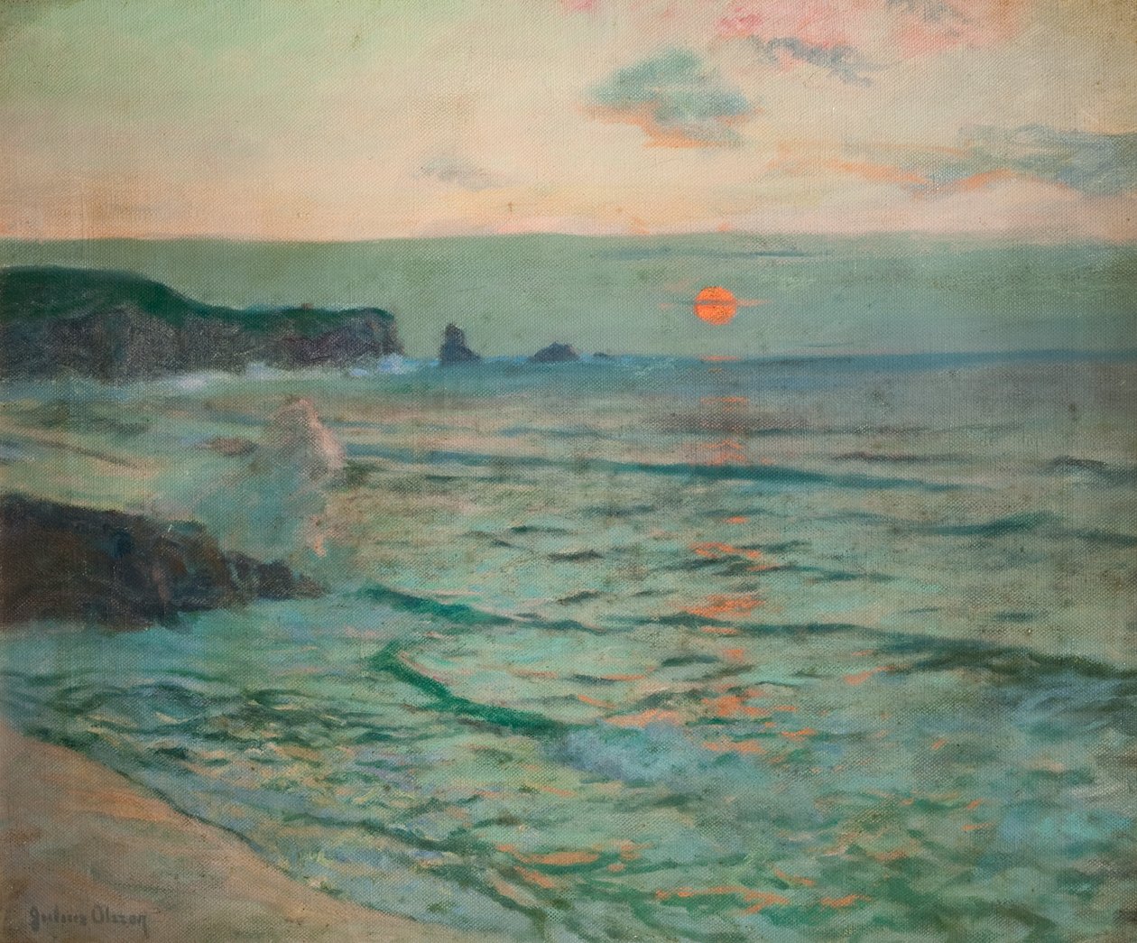 Innkommende tidevann av Albert Julius Olsson