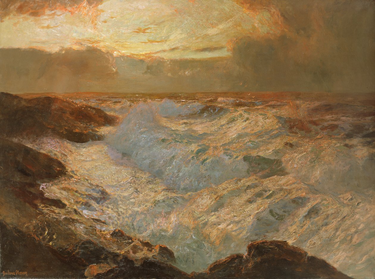Seascape, ca. 1920 av Albert Julius Olsson