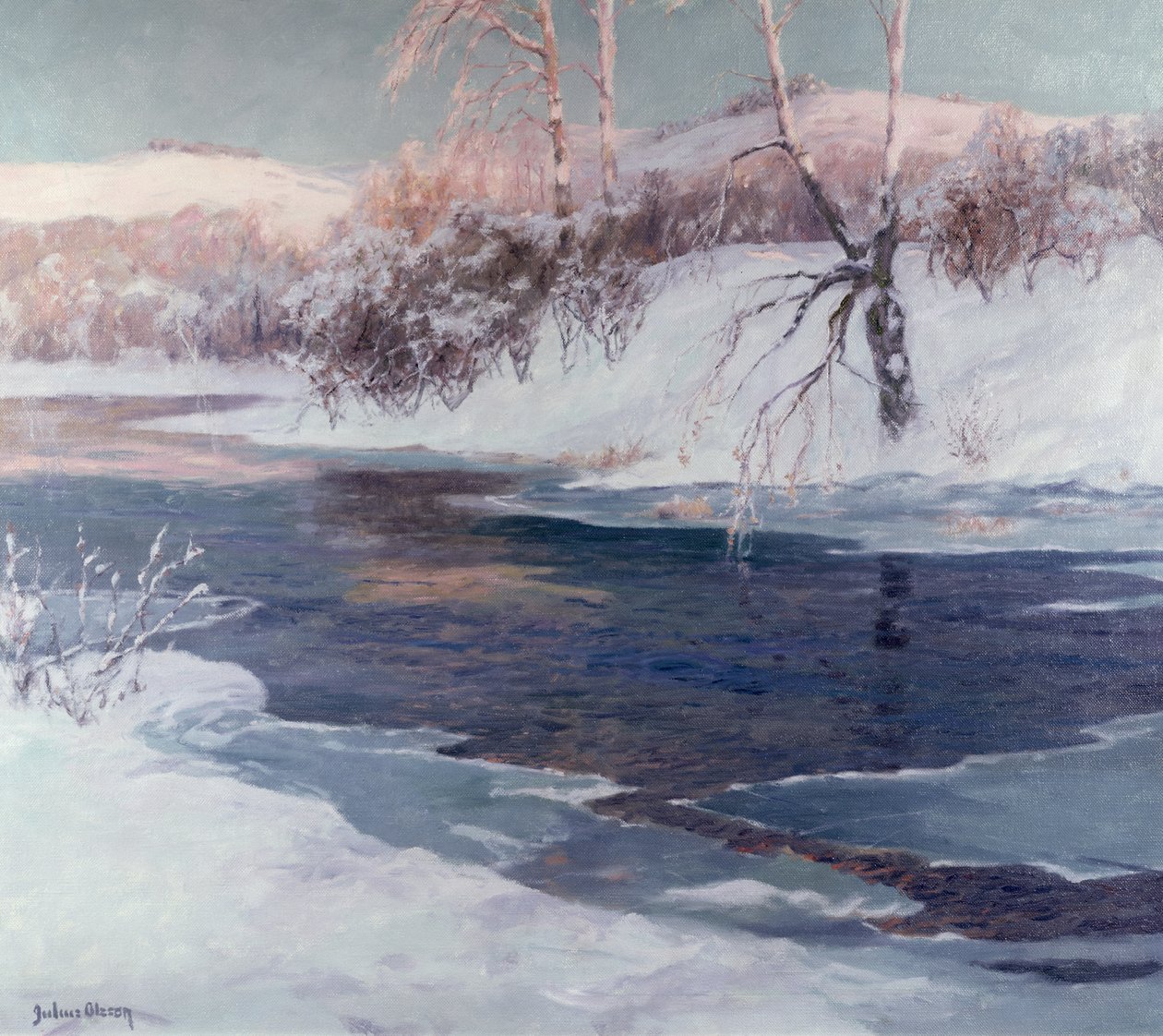 Snøscene av Albert Julius Olsson