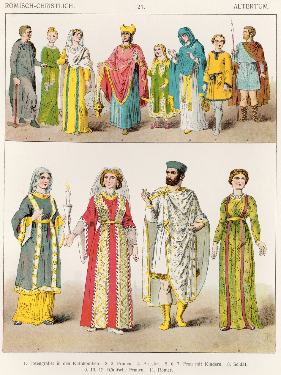 Christian Roman Dress, fra 