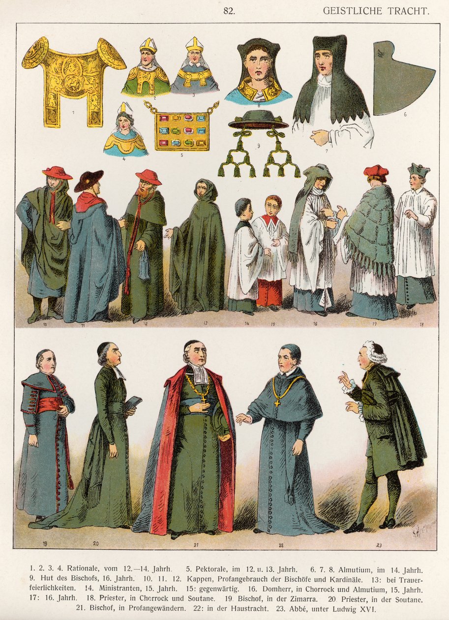 Ecclesiastical Dress, ca. 1100-1500, fra 