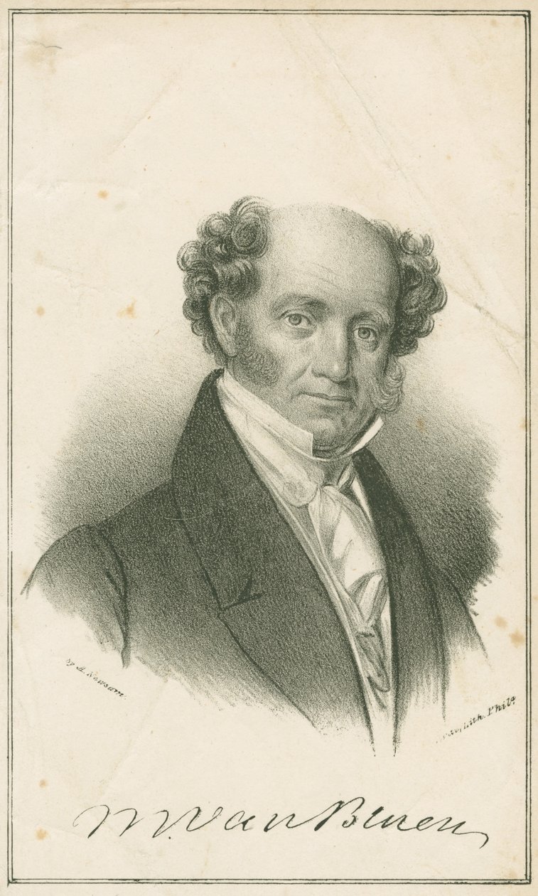 Martin Van Buren, 1840 av Albert Newsam
