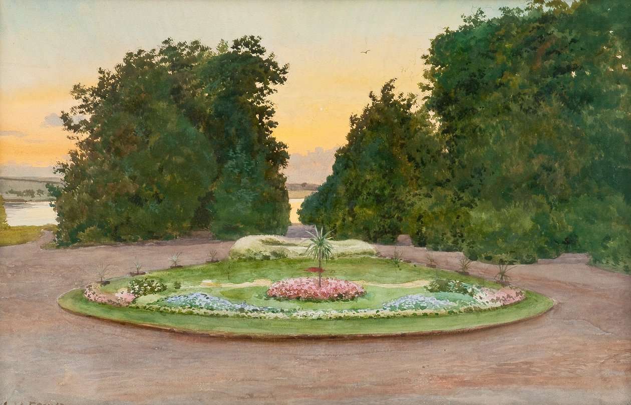 Kveld i parken av Albert Nikolaevich Benois