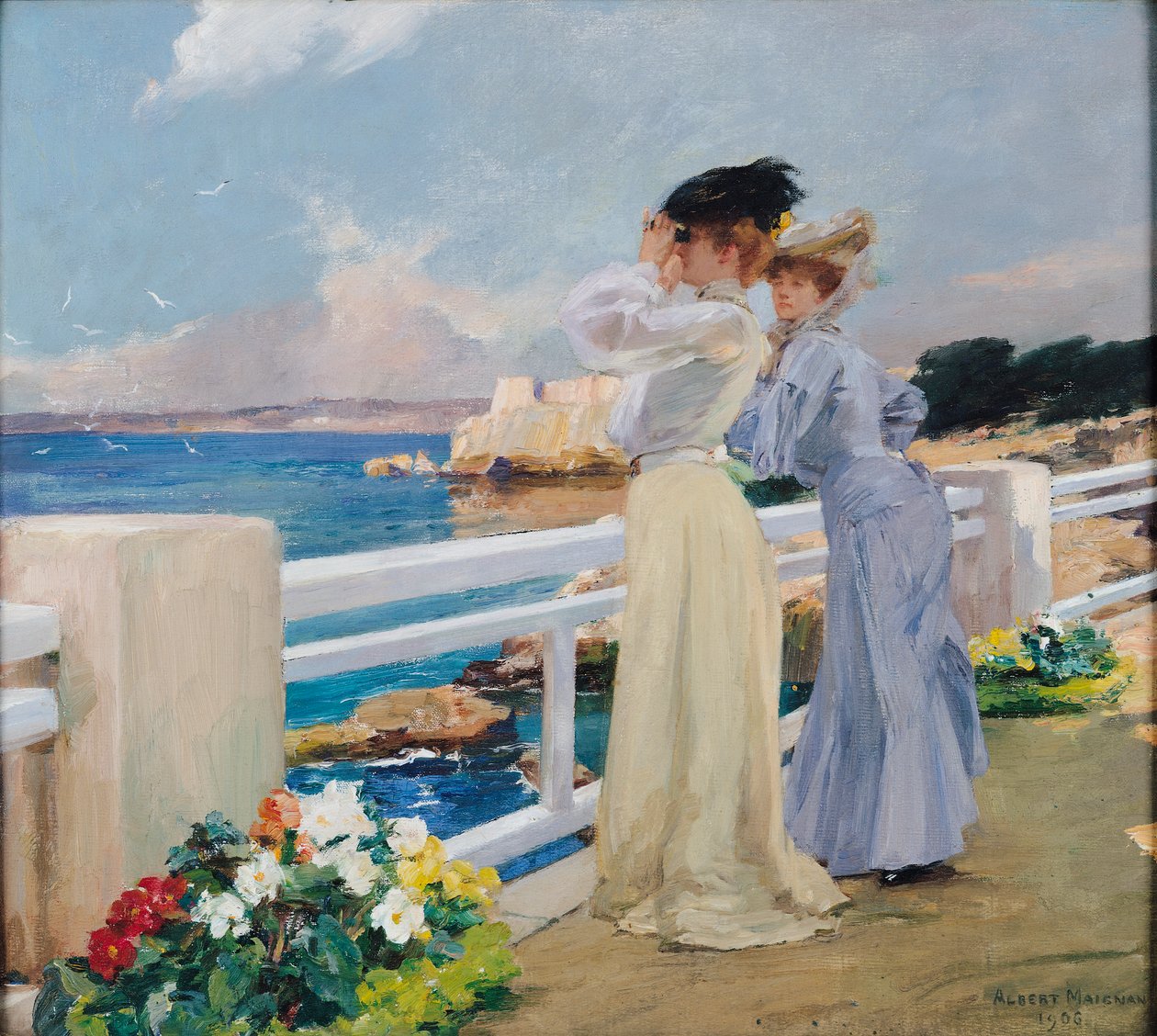 Måkene, 1906 av Albert Pierre Rene Maignan