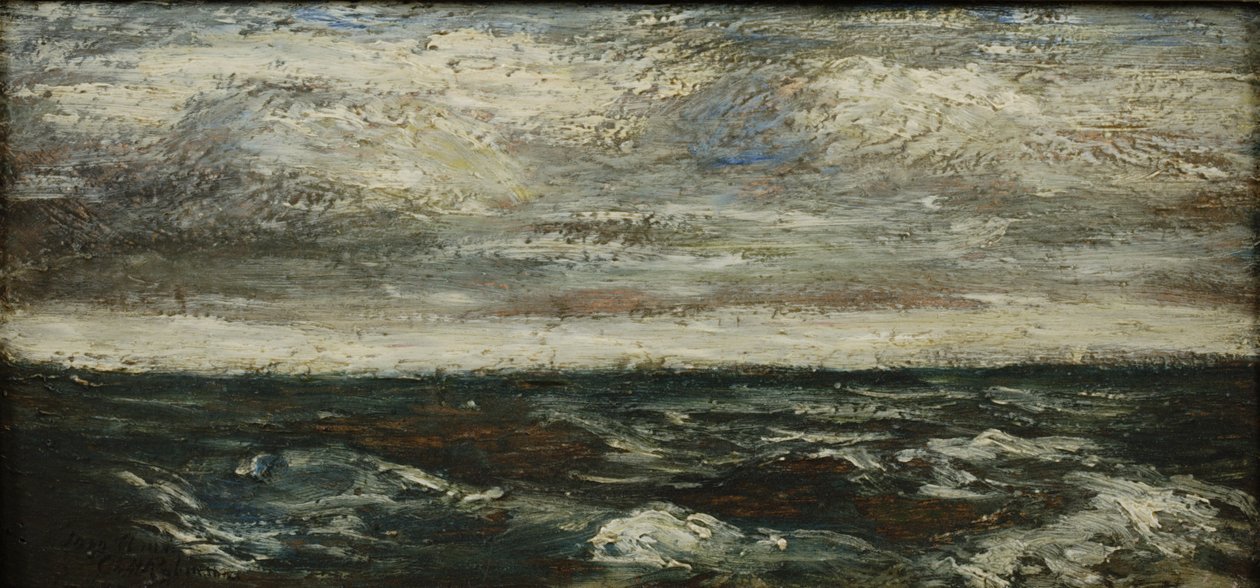Marine, 1907 (olje på trepanel) av Albert Pinkham Ryder