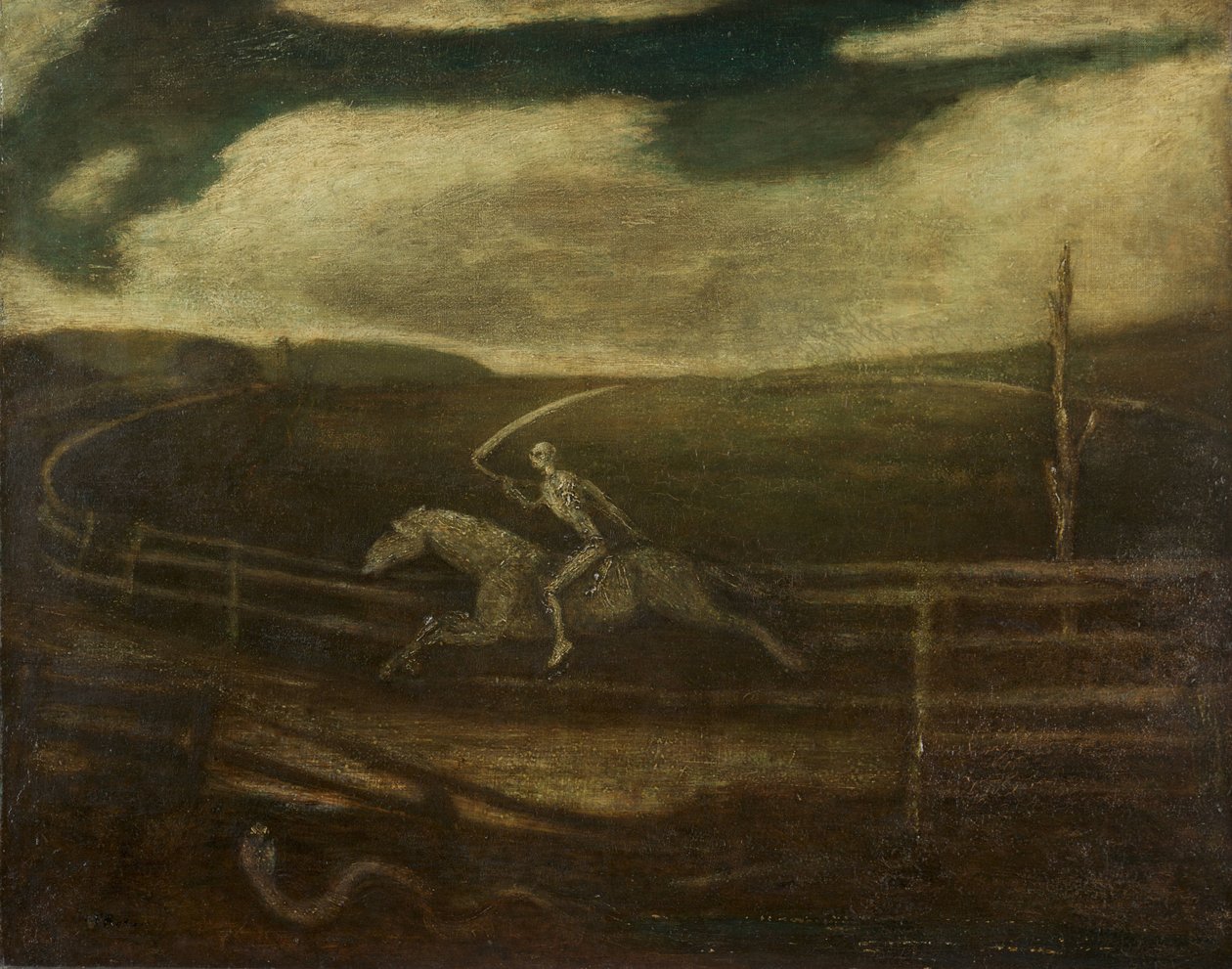 Racerbanen (Death on a Pale Horse) av Albert Pinkham Ryder